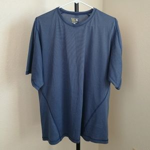 Men's Mountain Hardwear Blue Athletic Shirt Large